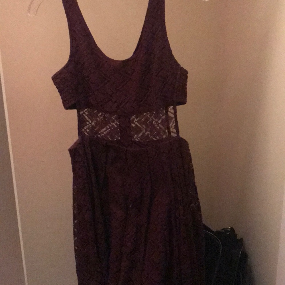 Zumiez lace cut out dress